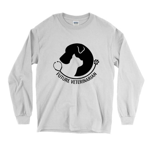 Future Veterinarian Dogtor Funny Long Sleeve T shirt