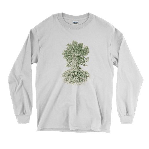 Gnarled Tree Tree For Life Funny Long Sleeve T shirt