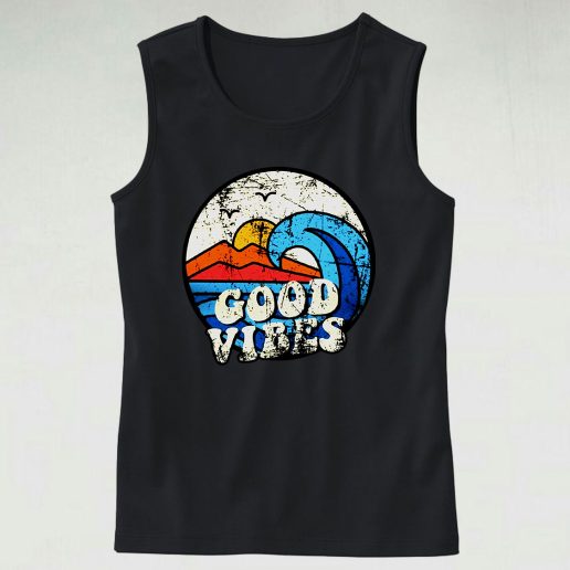 Good Vibes Wave Cute Tank Top