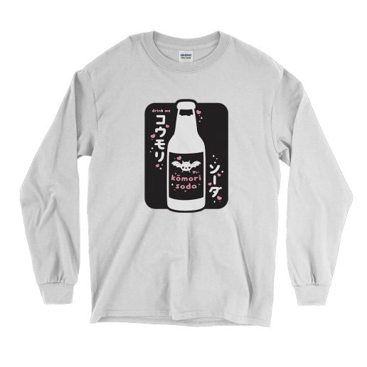 Goth Bat Soda Funny Long Sleeve T shirt