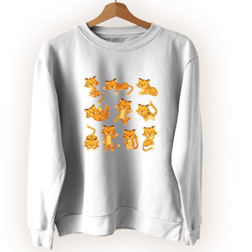 Happy Little Tiger Cubs Vintage Sweatshirt