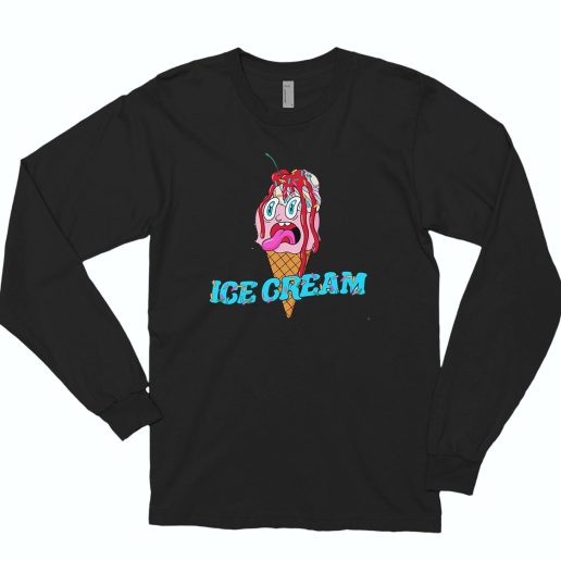 Ice Cream You Scream Cute Long Sleeve T shirt