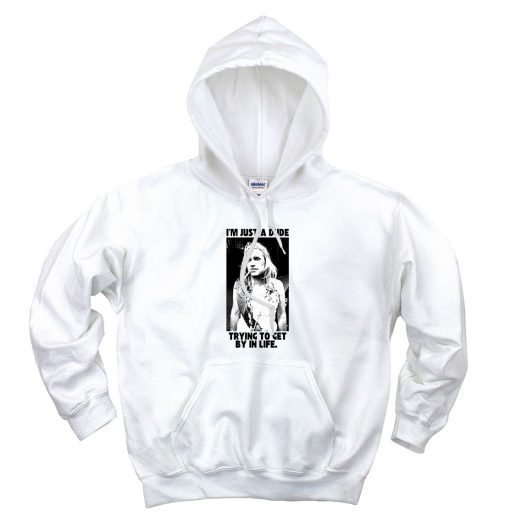 I'm Just A Dude Trying To Get By In Life Aesthetic Graphic Hoodie