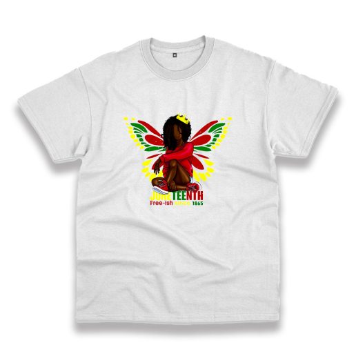 Juneteenth Butterfly Queen Vintage Tshirt