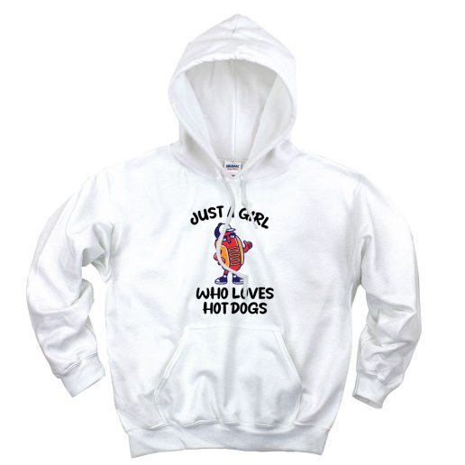 Just a Girl Who Loves Hot Dogs Cute Hoodie