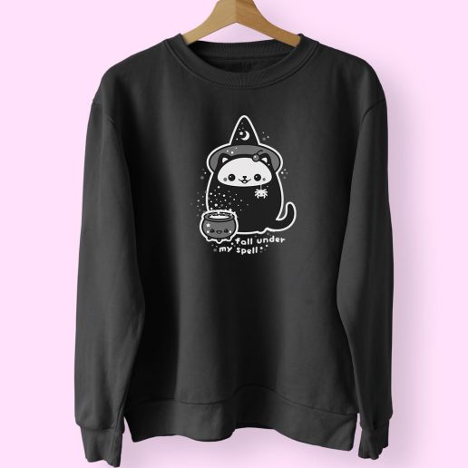 Kawaii Witchy Cat Cute Sweatshirt