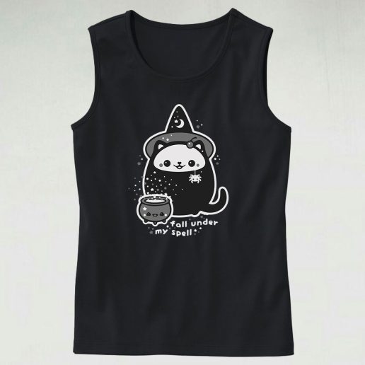 Kawaii Witchy Cat Cute Tank Top