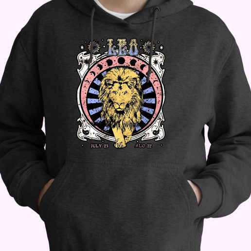 Leo Zodiac Sign Cute Hoodie