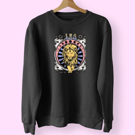 Leo Zodiac Sign Cute Sweatshirt