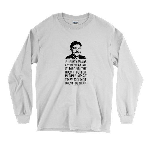 Liberty Free Speech Quote Vintage Long Sleeve Shirt