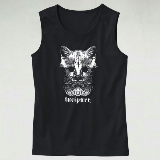 Lucipurr Cat Goth Cute Tank Top