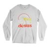 Not Today Jesus Vintage Long Sleeve Shirt