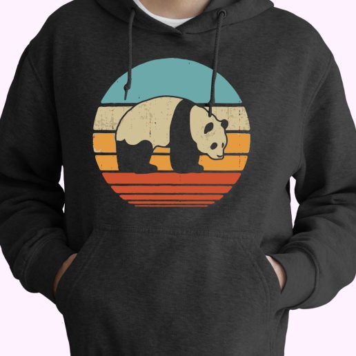 Panda Sunset Cute Hoodie