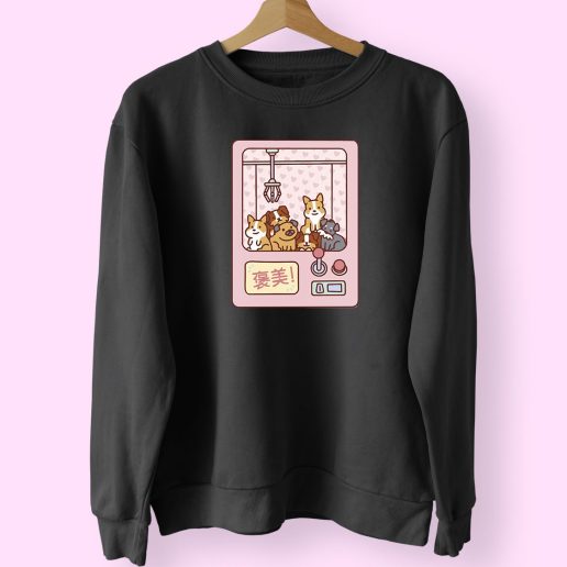 Puppy Dog Claw Machine Cute Sweatshirt