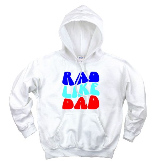 Rad Like Dad Aesthetic Graphic Hoodie