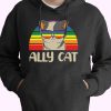 Rainbow Ally Cat Cute Hoodie