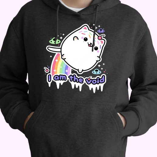 Rainbow Cat I Am The Void Cute Hoodie