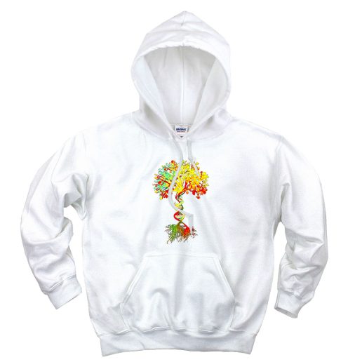 Reality Glitch Tree Aesthetic Graphic Hoodie