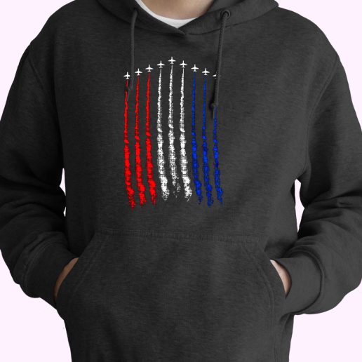 Red White Blue Air Force Flyover Cute Hoodie