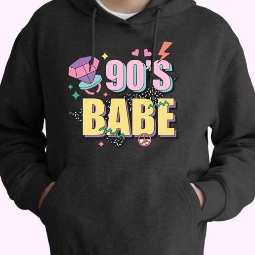 Retro 90's Babe Cute Hoodie