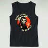 Scary Skeleton To Be Alive Cute Tank Top