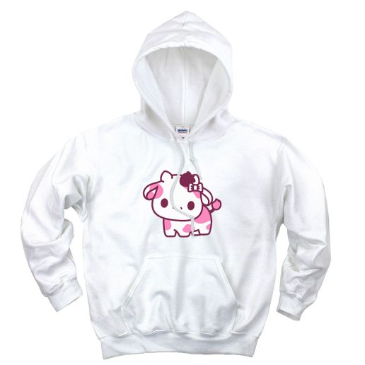 Strawberry Cow Kawaii Cute Hoodie