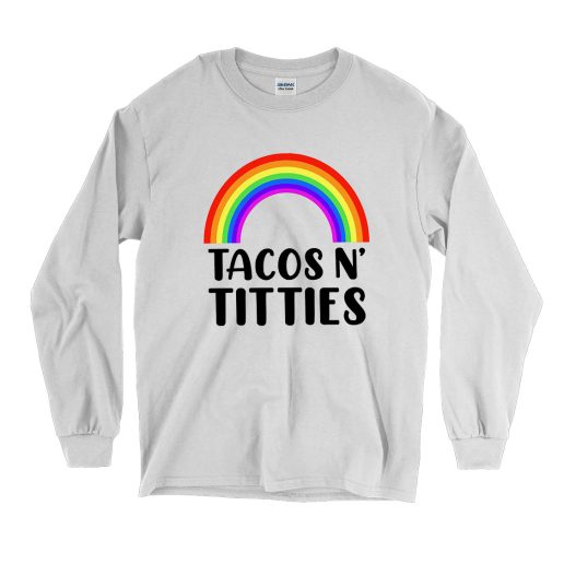 Tacos N Titties Vintage Long Sleeve Shirt