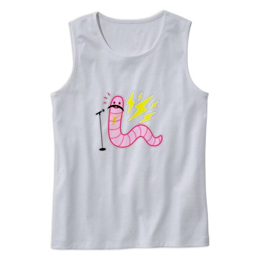 Worm With A Mustache Tank Top Outfit