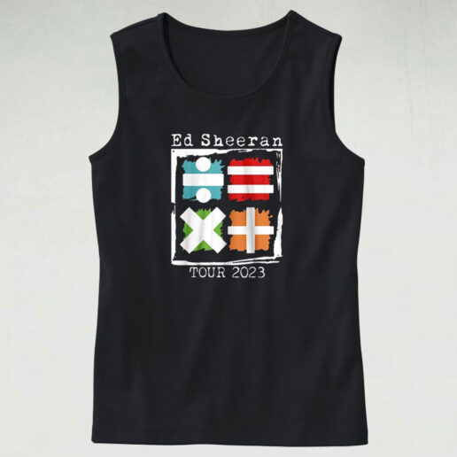 2023 Ed Sheeran Mathematics America Tour Tank Top Design