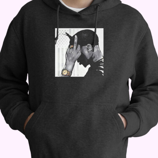 2pac Fck The World Hoodie Design