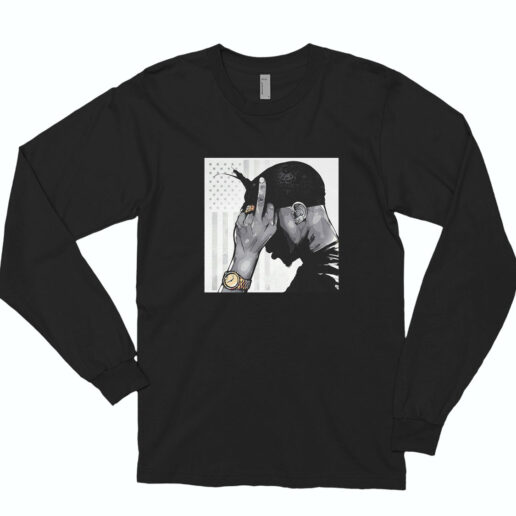 2pac Fck The World Long Sleeve Shirt Classic Style