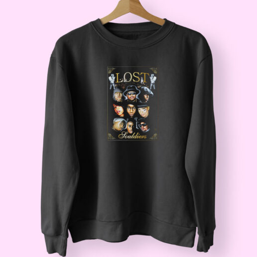 2pac Lost Souldiers Vintage Sweatshirt Design