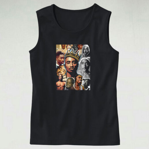 2pac Through The Years Tank Top Design