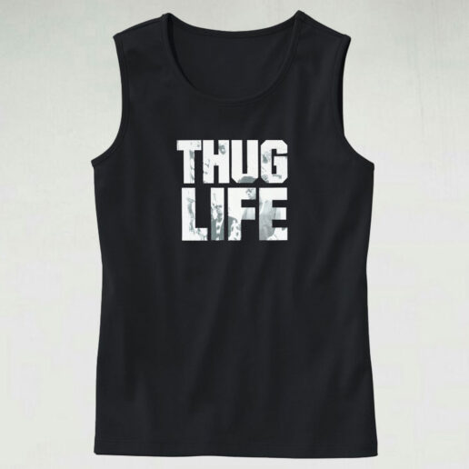 2pac Thug Life Air Tank Top Design