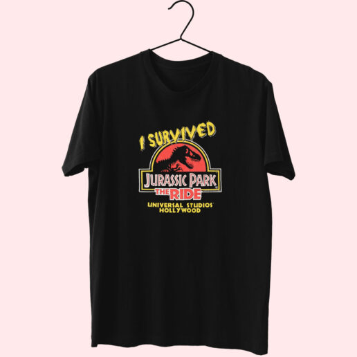 90s I Survived Jurassic Park The Ride Universal Studios Essentials T shirt