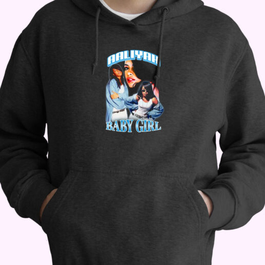 Aaliyah Baby Girl Tribute Hoodie Design