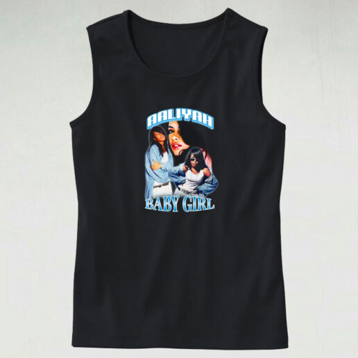 Aaliyah Baby Girl Tribute Tank Top Design