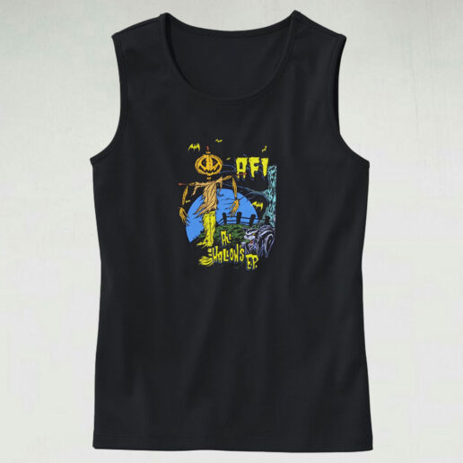 Afi All Hollow's Bat Graphic Tank Top Design