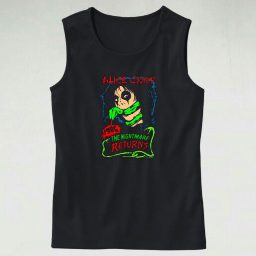 Alice Cooper The Nightmare Returns Tank Top Design