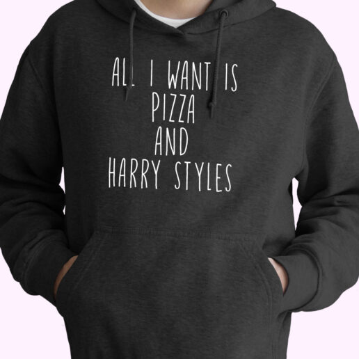 All I Want Is Pizza And Harry Essential Hoodie