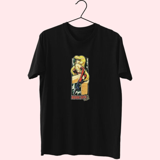 Anime Blonde Girl Hook Ups Essentials T shirt