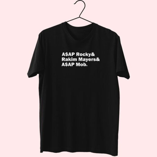 Asap Rocky Rakim Mayers Asap Mob Essentials T shirt