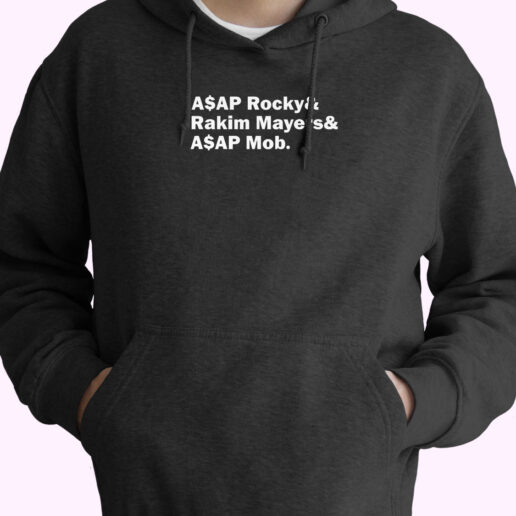 Asap Rocky Rakim Mayers Asap Mob Hoodie Design