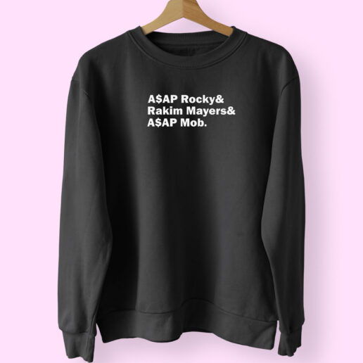 Asap Rocky Rakim Mayers Asap Mob Sweatshirt Design