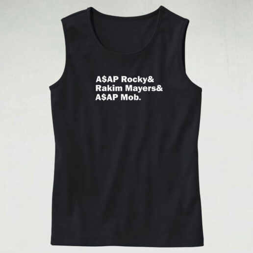 Asap Rocky Rakim Mayers Asap Mob Tank Top Design