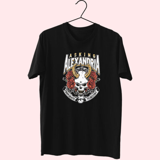 Asking Alexandria From Death To Destiny Skull Essentials T shirt