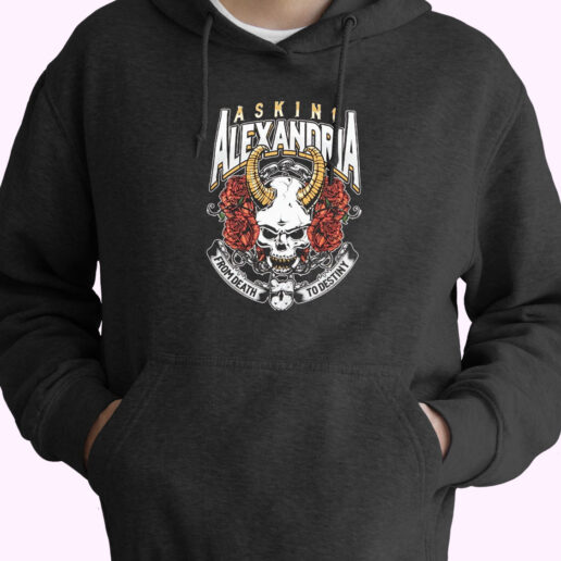 Asking Alexandria From Death To Destiny Skull Hoodie Design