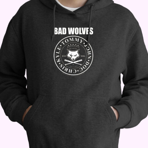 Bad Wolves Ramones Seal Hoodie Design