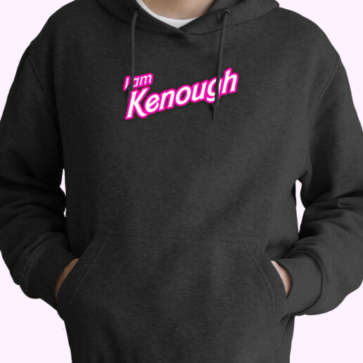 Barbenheimer I Am Kenough Logo Hoodie Design