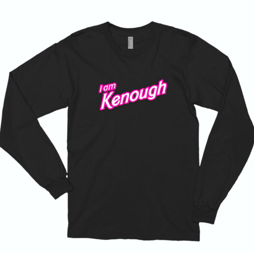 Barbenheimer I Am Kenough Logo Long Sleeve Shirt Classic Style